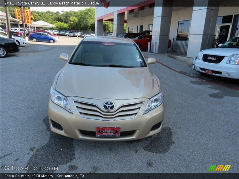 Sandy Beach Metallic / Bisque 2011 Toyota Camry LE