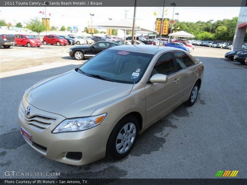 Sandy Beach Metallic / Bisque 2011 Toyota Camry LE