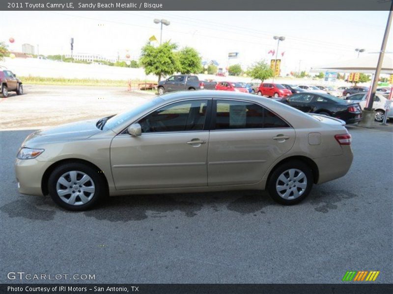 Sandy Beach Metallic / Bisque 2011 Toyota Camry LE