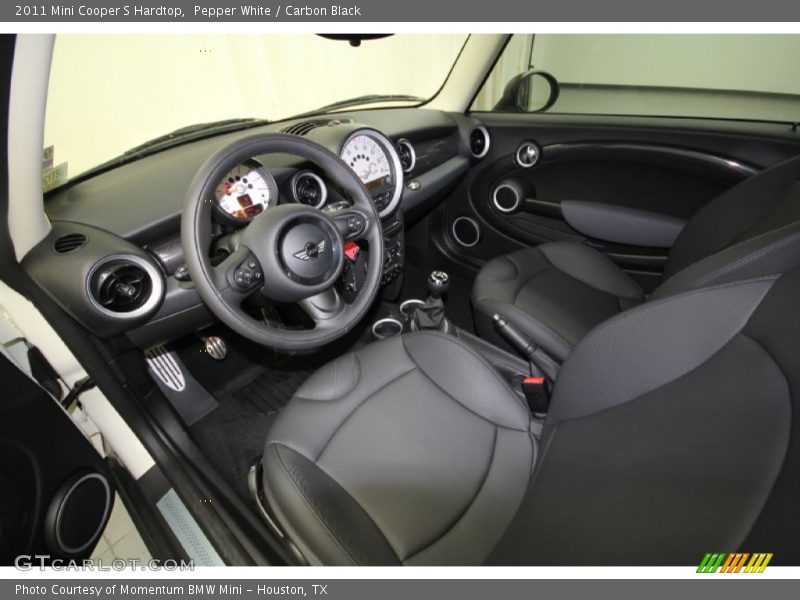 Pepper White / Carbon Black 2011 Mini Cooper S Hardtop