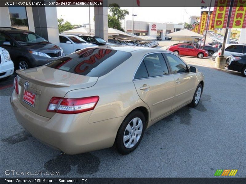 Sandy Beach Metallic / Bisque 2011 Toyota Camry LE