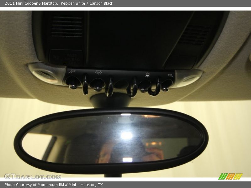 Pepper White / Carbon Black 2011 Mini Cooper S Hardtop