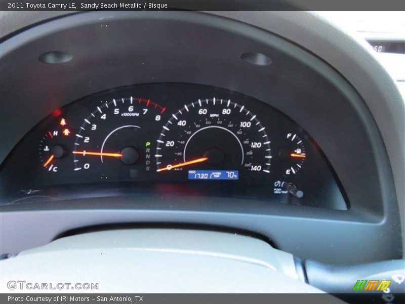 Sandy Beach Metallic / Bisque 2011 Toyota Camry LE