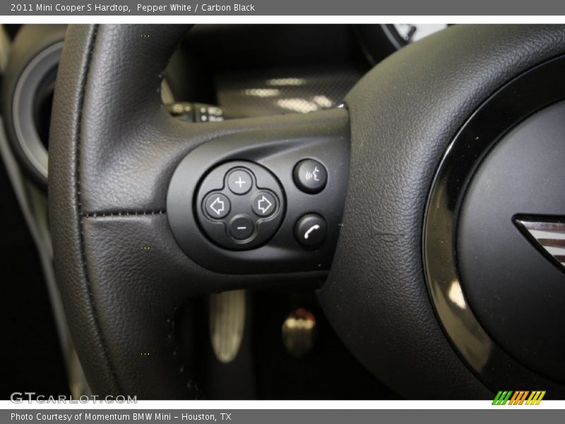 Pepper White / Carbon Black 2011 Mini Cooper S Hardtop