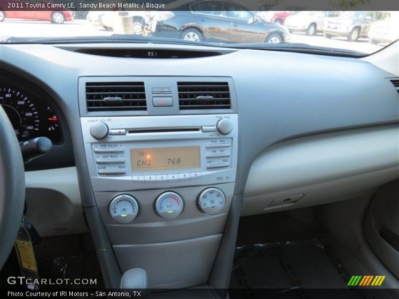 Sandy Beach Metallic / Bisque 2011 Toyota Camry LE