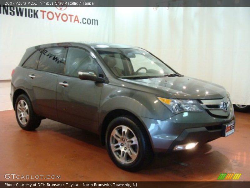 Nimbus Gray Metallic / Taupe 2007 Acura MDX