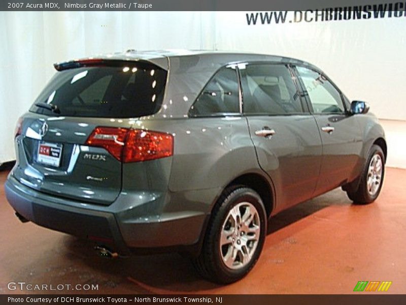 Nimbus Gray Metallic / Taupe 2007 Acura MDX