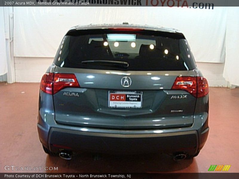 Nimbus Gray Metallic / Taupe 2007 Acura MDX