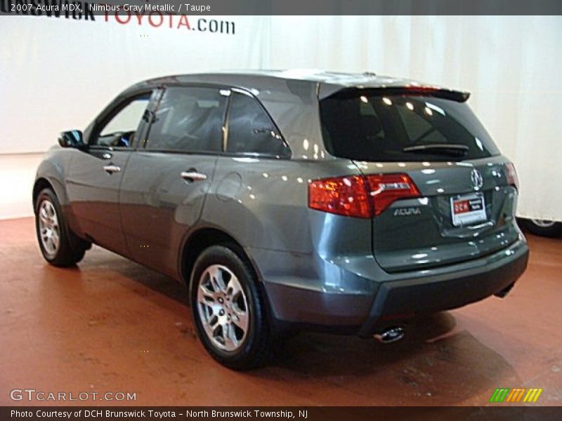 Nimbus Gray Metallic / Taupe 2007 Acura MDX