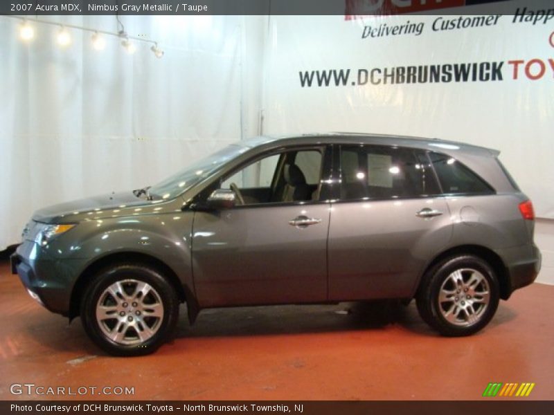 Nimbus Gray Metallic / Taupe 2007 Acura MDX