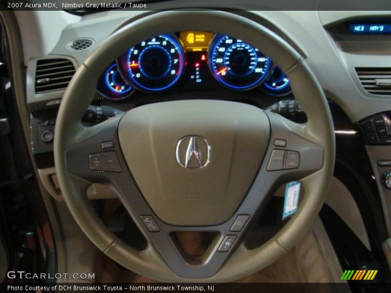 Nimbus Gray Metallic / Taupe 2007 Acura MDX