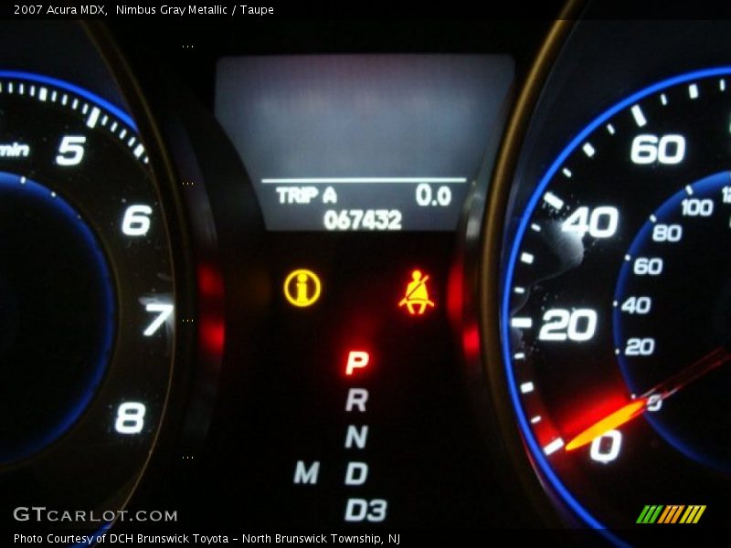 Nimbus Gray Metallic / Taupe 2007 Acura MDX
