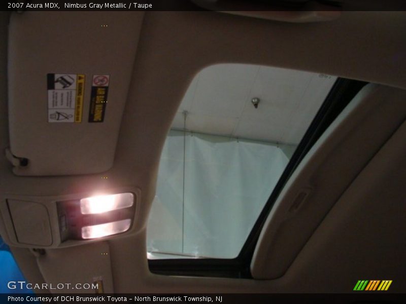 Nimbus Gray Metallic / Taupe 2007 Acura MDX