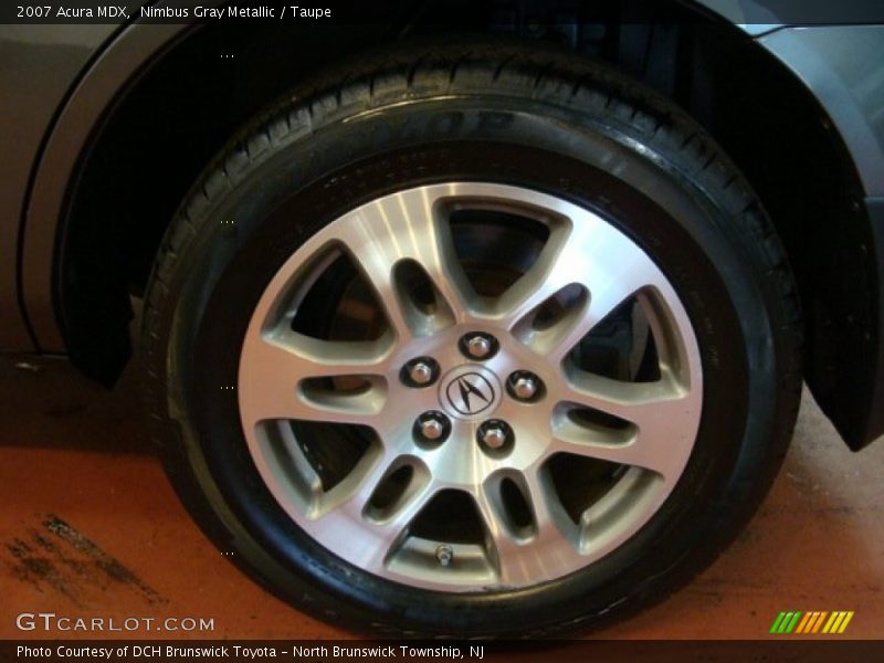 Nimbus Gray Metallic / Taupe 2007 Acura MDX