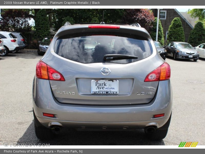 Platinum Graphite Metallic / Black 2009 Nissan Murano LE AWD