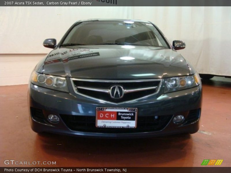 Carbon Gray Pearl / Ebony 2007 Acura TSX Sedan