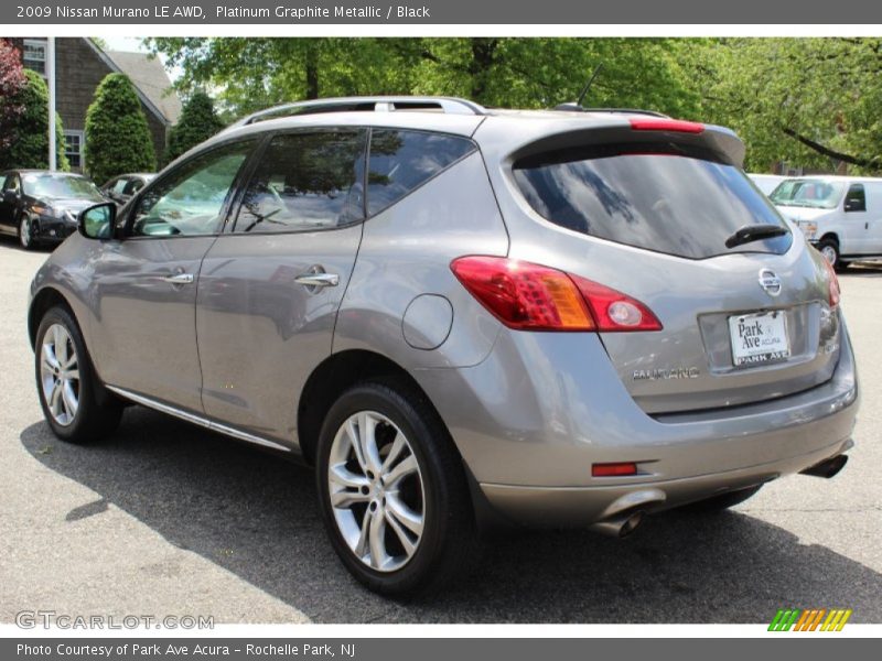 Platinum Graphite Metallic / Black 2009 Nissan Murano LE AWD