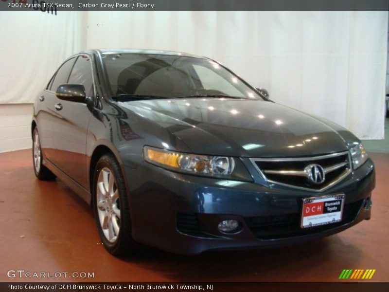 Carbon Gray Pearl / Ebony 2007 Acura TSX Sedan