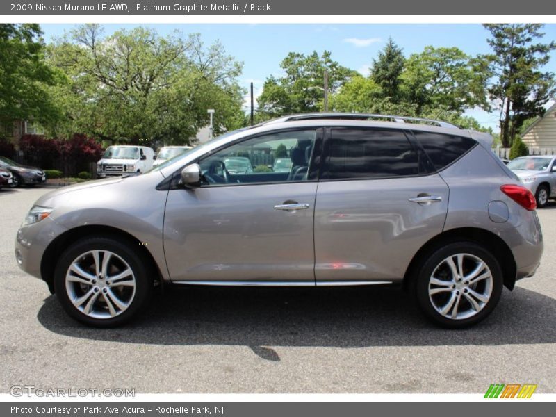 Platinum Graphite Metallic / Black 2009 Nissan Murano LE AWD
