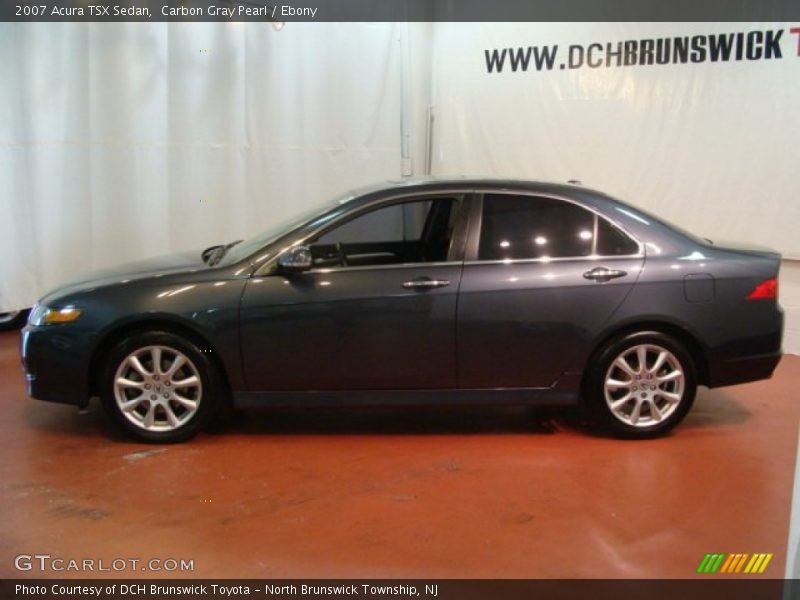 Carbon Gray Pearl / Ebony 2007 Acura TSX Sedan
