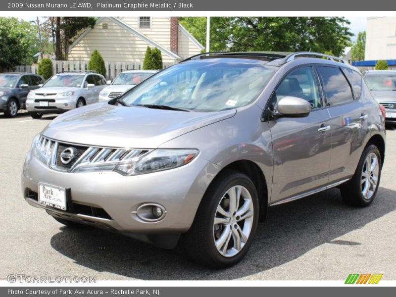 Platinum Graphite Metallic / Black 2009 Nissan Murano LE AWD