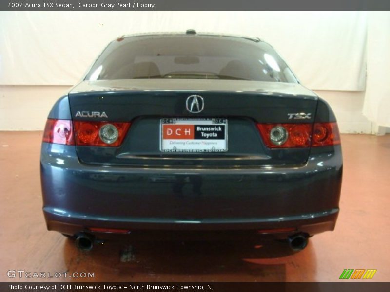 Carbon Gray Pearl / Ebony 2007 Acura TSX Sedan