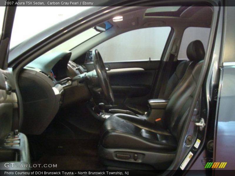 Carbon Gray Pearl / Ebony 2007 Acura TSX Sedan