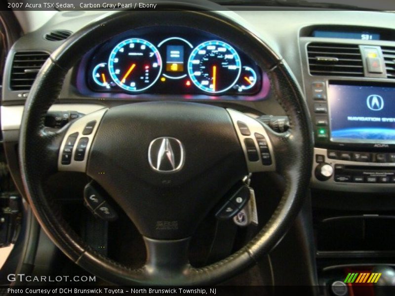 Carbon Gray Pearl / Ebony 2007 Acura TSX Sedan