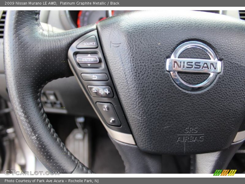 Platinum Graphite Metallic / Black 2009 Nissan Murano LE AWD