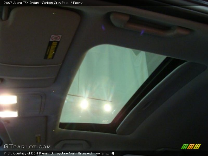 Carbon Gray Pearl / Ebony 2007 Acura TSX Sedan
