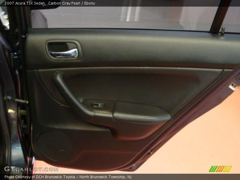 Carbon Gray Pearl / Ebony 2007 Acura TSX Sedan
