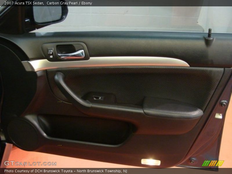 Carbon Gray Pearl / Ebony 2007 Acura TSX Sedan