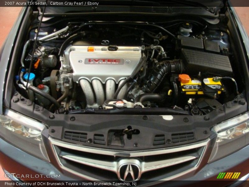 Carbon Gray Pearl / Ebony 2007 Acura TSX Sedan