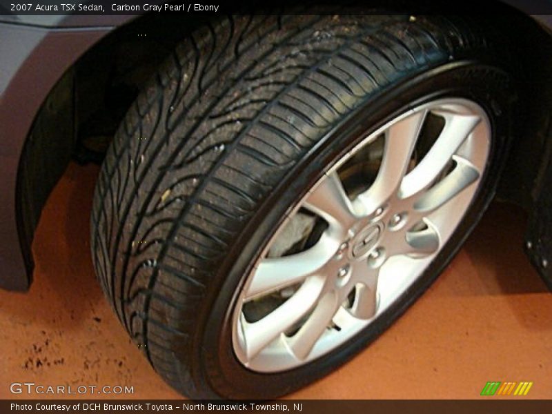 Carbon Gray Pearl / Ebony 2007 Acura TSX Sedan