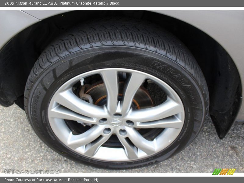 Platinum Graphite Metallic / Black 2009 Nissan Murano LE AWD
