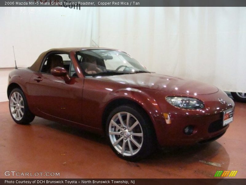 Copper Red Mica / Tan 2006 Mazda MX-5 Miata Grand Touring Roadster