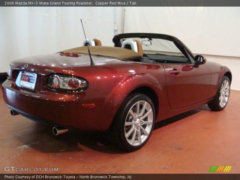 Copper Red Mica / Tan 2006 Mazda MX-5 Miata Grand Touring Roadster