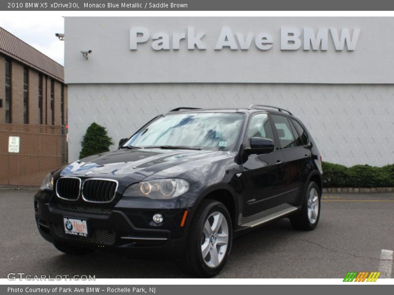 Monaco Blue Metallic / Saddle Brown 2010 BMW X5 xDrive30i