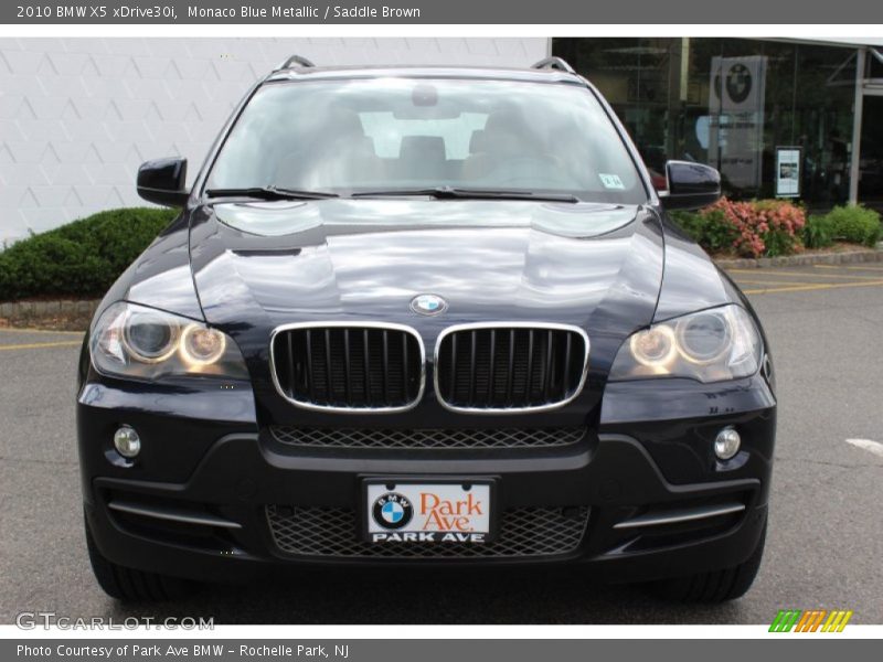 Monaco Blue Metallic / Saddle Brown 2010 BMW X5 xDrive30i
