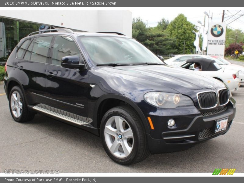 Monaco Blue Metallic / Saddle Brown 2010 BMW X5 xDrive30i