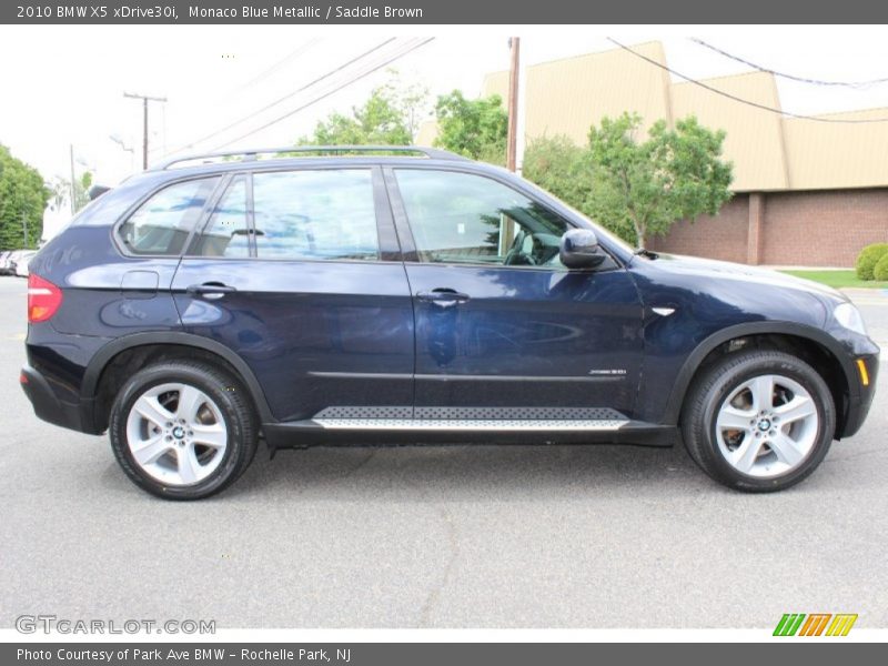 Monaco Blue Metallic / Saddle Brown 2010 BMW X5 xDrive30i