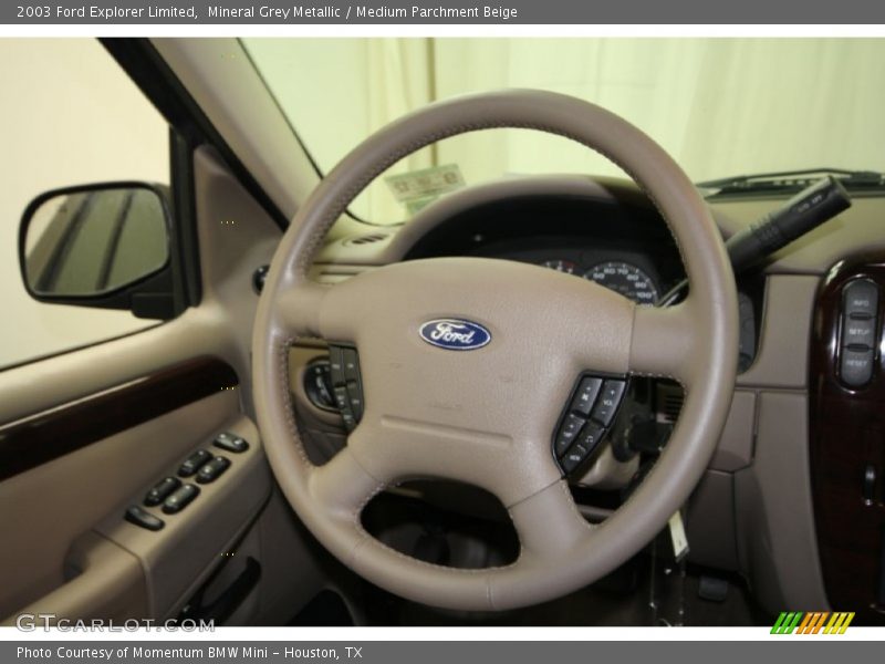 Mineral Grey Metallic / Medium Parchment Beige 2003 Ford Explorer Limited