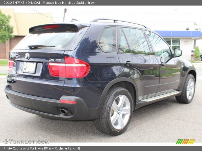 Monaco Blue Metallic / Saddle Brown 2010 BMW X5 xDrive30i