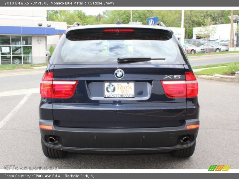 Monaco Blue Metallic / Saddle Brown 2010 BMW X5 xDrive30i