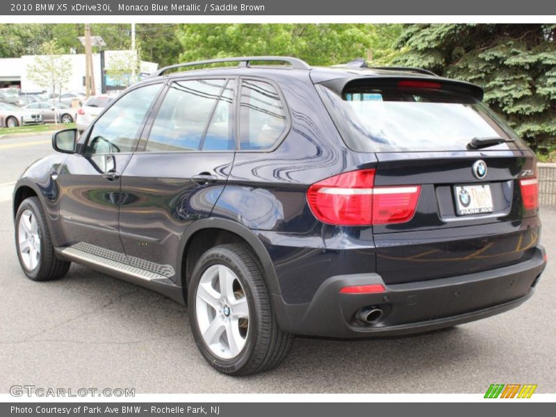Monaco Blue Metallic / Saddle Brown 2010 BMW X5 xDrive30i