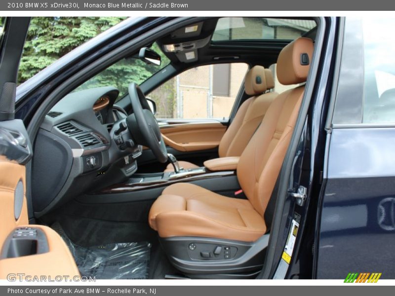 Monaco Blue Metallic / Saddle Brown 2010 BMW X5 xDrive30i