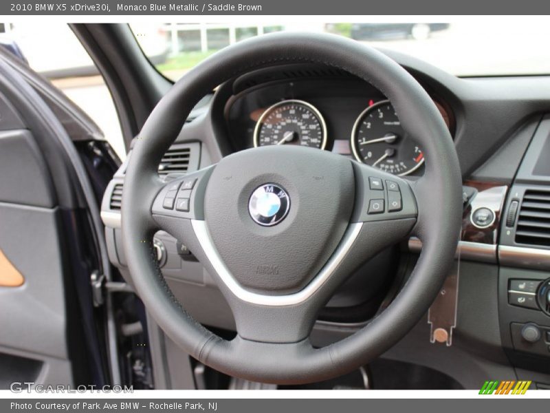 Monaco Blue Metallic / Saddle Brown 2010 BMW X5 xDrive30i