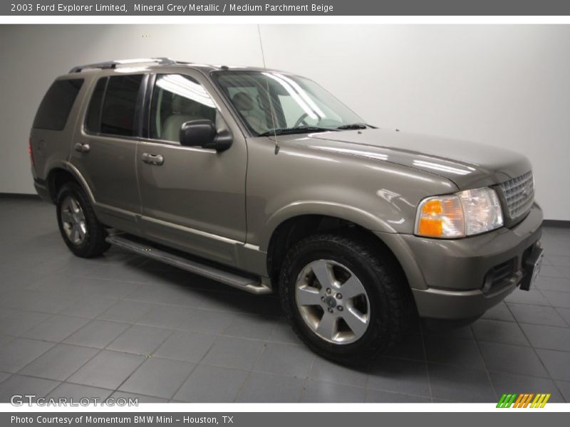 Mineral Grey Metallic / Medium Parchment Beige 2003 Ford Explorer Limited
