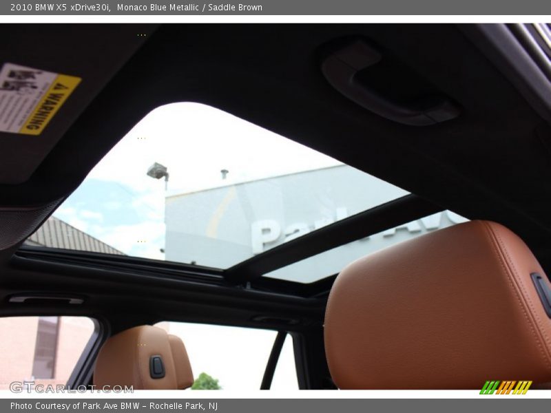 Monaco Blue Metallic / Saddle Brown 2010 BMW X5 xDrive30i