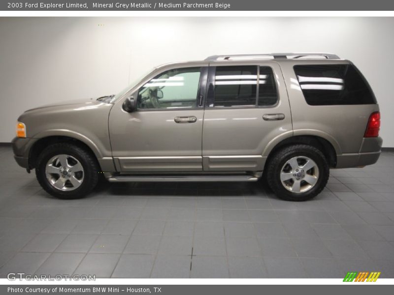 Mineral Grey Metallic / Medium Parchment Beige 2003 Ford Explorer Limited